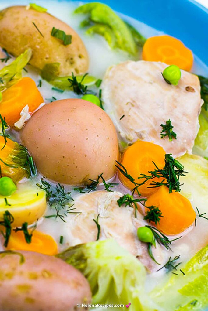 Chicken Casserole with Romaine Lettuce