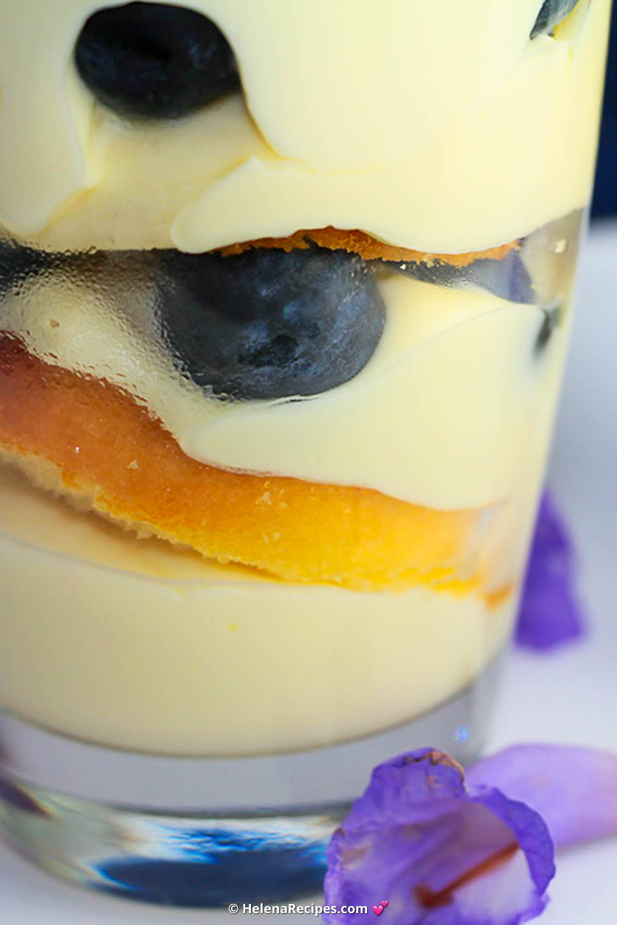 Deconstructed Cupcakes with Yogurt Cream