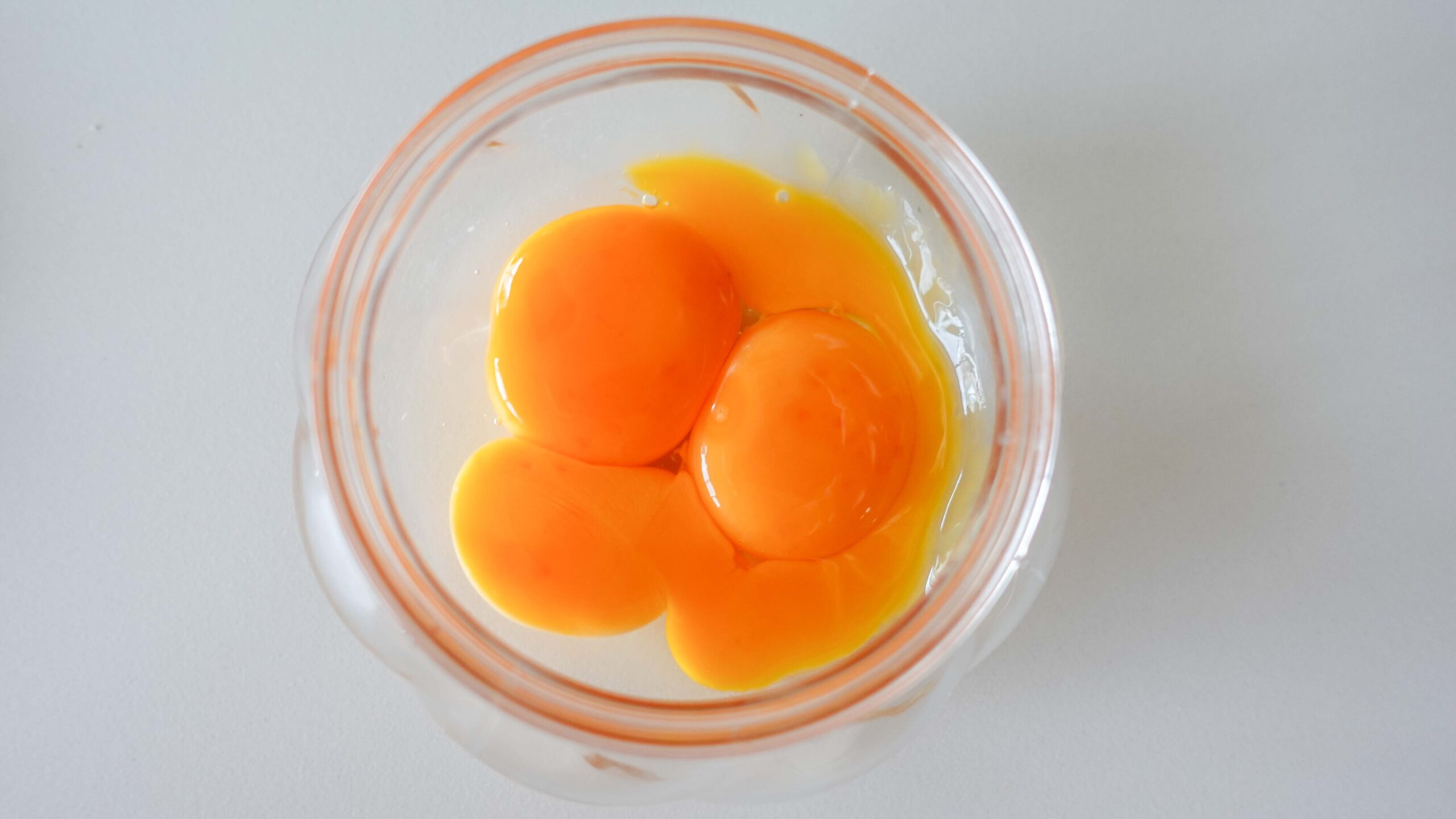 Egg yolks in a jar.